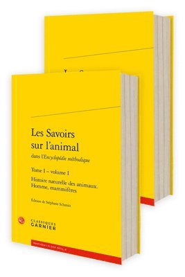 Louis Jean-Marie Daubenton, Jacques Lacombe - Les Savoirs Sur l'Animal - Tome I, Häftad