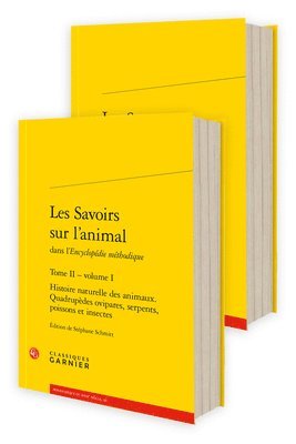 Louis Jean-Marie Daubenton, Jacques Lacombe - Les Savoirs Sur l'Animal - Tome II, Häftad