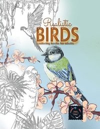 bokomslag Realistic Birds coloring books for adults