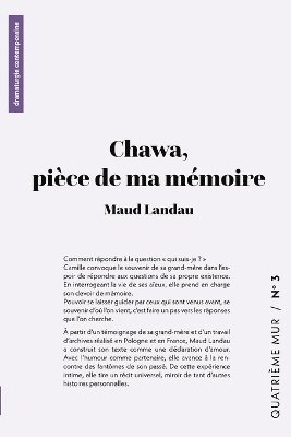 Maud Landau - Chawa, Häftad