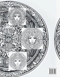 bokomslag Mandalas Girls Faces .Coloring Pages for Adults