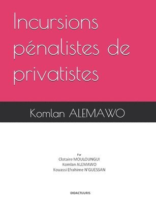 Incursions pénalistes de privatistes