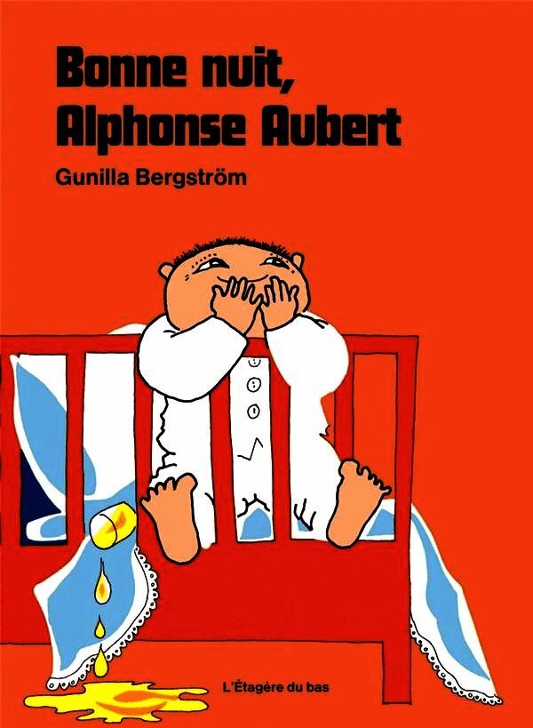 Gunilla Bergström - God natt, Alfons Åberg (Franska), Inbunden