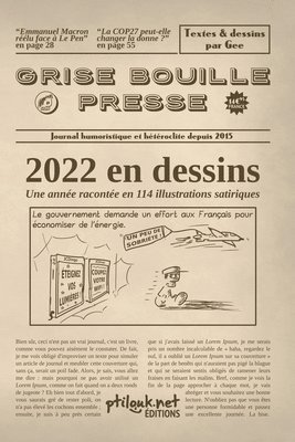 bokomslag 2022 en dessins