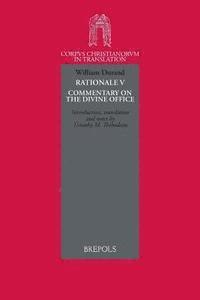bokomslag Rationale V: Commentary on the Divine Office