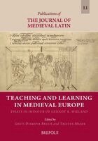 Greti Dinkova-Bruun, Tristan Major - Teaching and Learning in Medieval Europe, Häftad