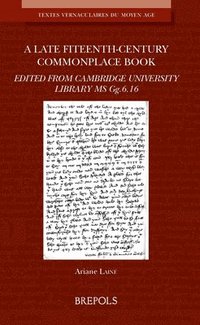 bokomslag Late Fifteenth-Century Commonplace Book