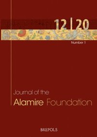 bokomslag Journal of the Alamire Foundation, 2020