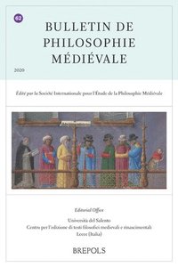 bokomslag Bulletin de Philosophie Medievale 62