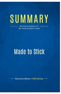 bokomslag Summary: Made to Stick