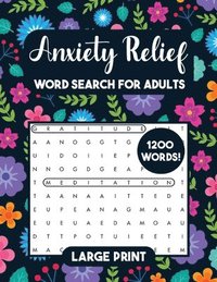 bokomslag Anxiety Relief Word Search for Women Large Print