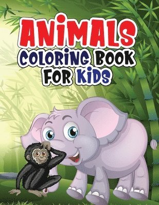 bokomslag Animals coloring book for kids