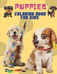 bokomslag Puppies Coloring Book For Kids