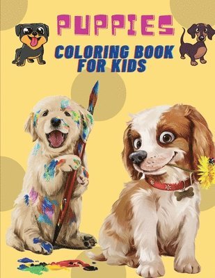 Puppies Coloring Book For Kids 1