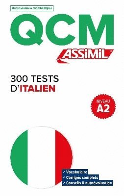 bokomslag QCM 250 Tests D'Italien, niveau A2