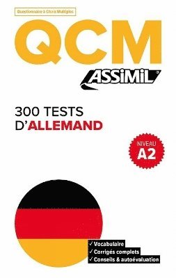 bokomslag QCM 300 Tests D'Allemand, niveau A2