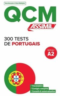 bokomslag QCM 300 Tests Portugais Niveau A2