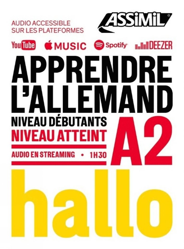 Bettina Schodel, Assimil S. A. S - Apprendre L'allemand niveau A2, Häftad
