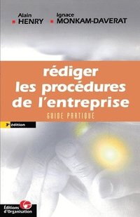 bokomslag Rédiger les procédures de l'entreprise