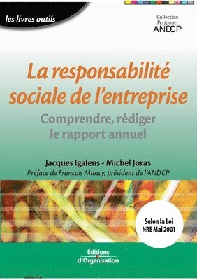 bokomslag responsabilité sociale de l'entreprise