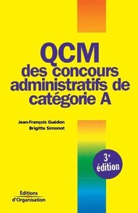 bokomslag QCM des concours administratifs de categorie A