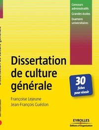 bokomslag Dissertation de culture gnrale