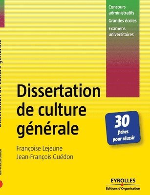 Dissertation de culture gnrale 1