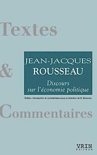 Jean-Jacques Rousseau - Discours Sur l'Economie Politique, Häftad
