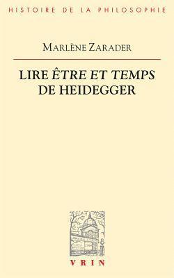 bokomslag Lire Etre Et Temps de Heidegger