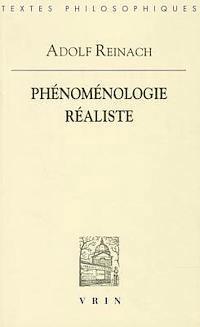 Adolf Reinach - Phenomenologie Realiste, Häftad