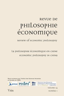 Gilles Campagnolo - La Philosophie Economique En Chine, Häftad
