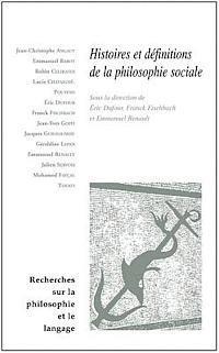 Eric Dufour, Franck Fischbach - Histoires Et Definitions de la Philosophie Sociale, Häftad. Tillgänglighet: Tillfälligt slut