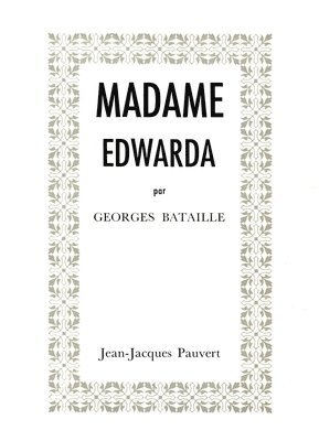 bokomslag Madame Edwarda