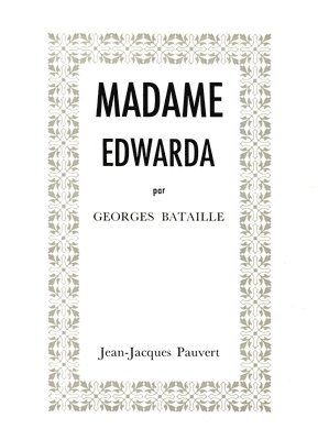 bokomslag Madame Edwarda