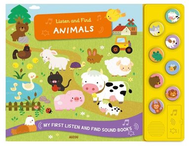 Listen and Find: Animals, Inbunden