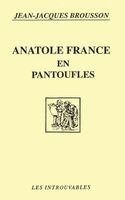 TBD - Anatole France en pantoufles, Häftad
