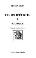 Lucien Herr - Choix d'écrits, Häftad