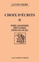 Lucien Herr - Choix d'écrits, Häftad