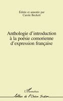 Beckett Carole M - Anthologie d'introduction à la poésie comorienne d'expression française (Annotation), Häftad