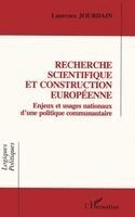 Jourdain Laurence - Recherche scientifique ert construction européenne, Häftad