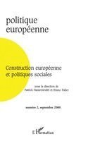 Antoine Megie - Construction Europénne Et Politiques Sociales, Häftad