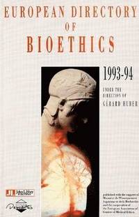 bokomslag European Directory of Bioethics