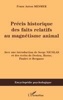 Serge Nicolas - Précis historique des faits relatifs au magnétisme animal (1781), Häftad