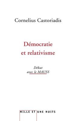 bokomslag Démocratie et relativisme