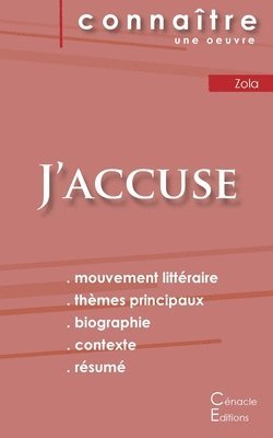 bokomslag Fiche de lecture J'accuse de Zola (Analyse littraire de rfrence et rsum complet)