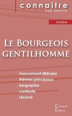 bokomslag Fiche de lecture Le Bourgeois gentilhomme de Molière (Analyse littéraire de référence et résumé complet)