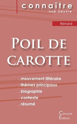 bokomslag Fiche de lecture Poil de carotte de Jules Renard (Analyse litteraire de reference et resume complet)