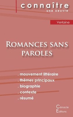 bokomslag Fiche de lecture Romances sans paroles de Verlaine (Analyse litteraire de reference et resume complet)