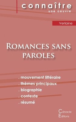 bokomslag Fiche de lecture Romances sans paroles de Verlaine (Analyse littéraire de référence et résumé complet)