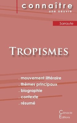 bokomslag Fiche de lecture Tropismes de Nathalie Sarraute (Analyse littéraire de référence et résumé complet)
